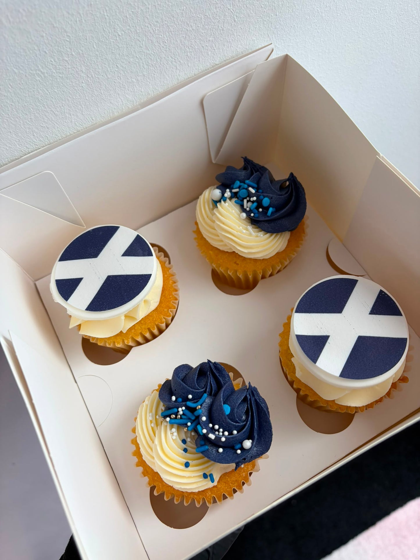 6 x Scotland Cupcakes 🏴󠁧󠁢󠁳󠁣󠁴󠁿